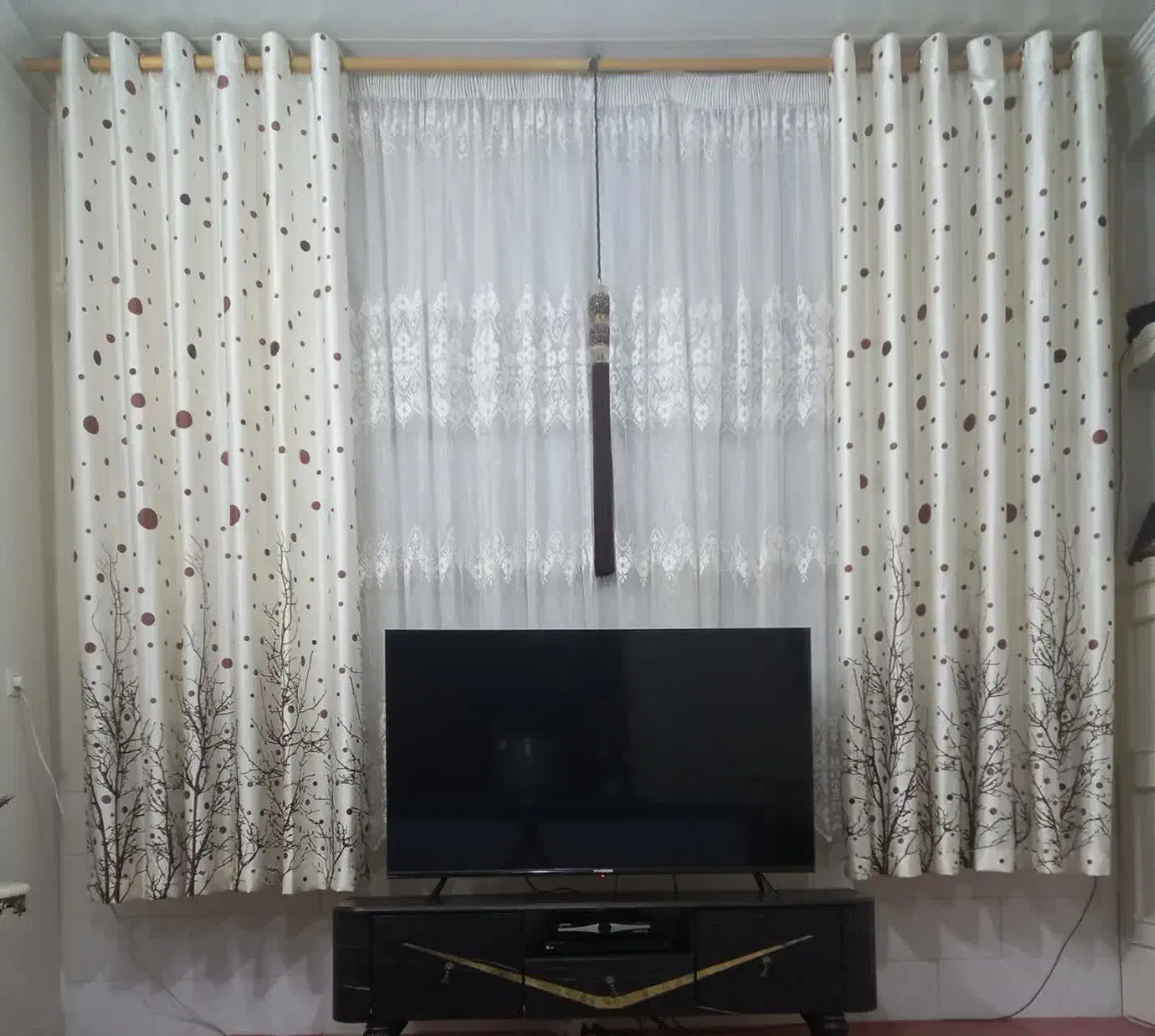 پرده و شال پرده|پرده، رانر، رومیزی|تویسرکان, |دیوار