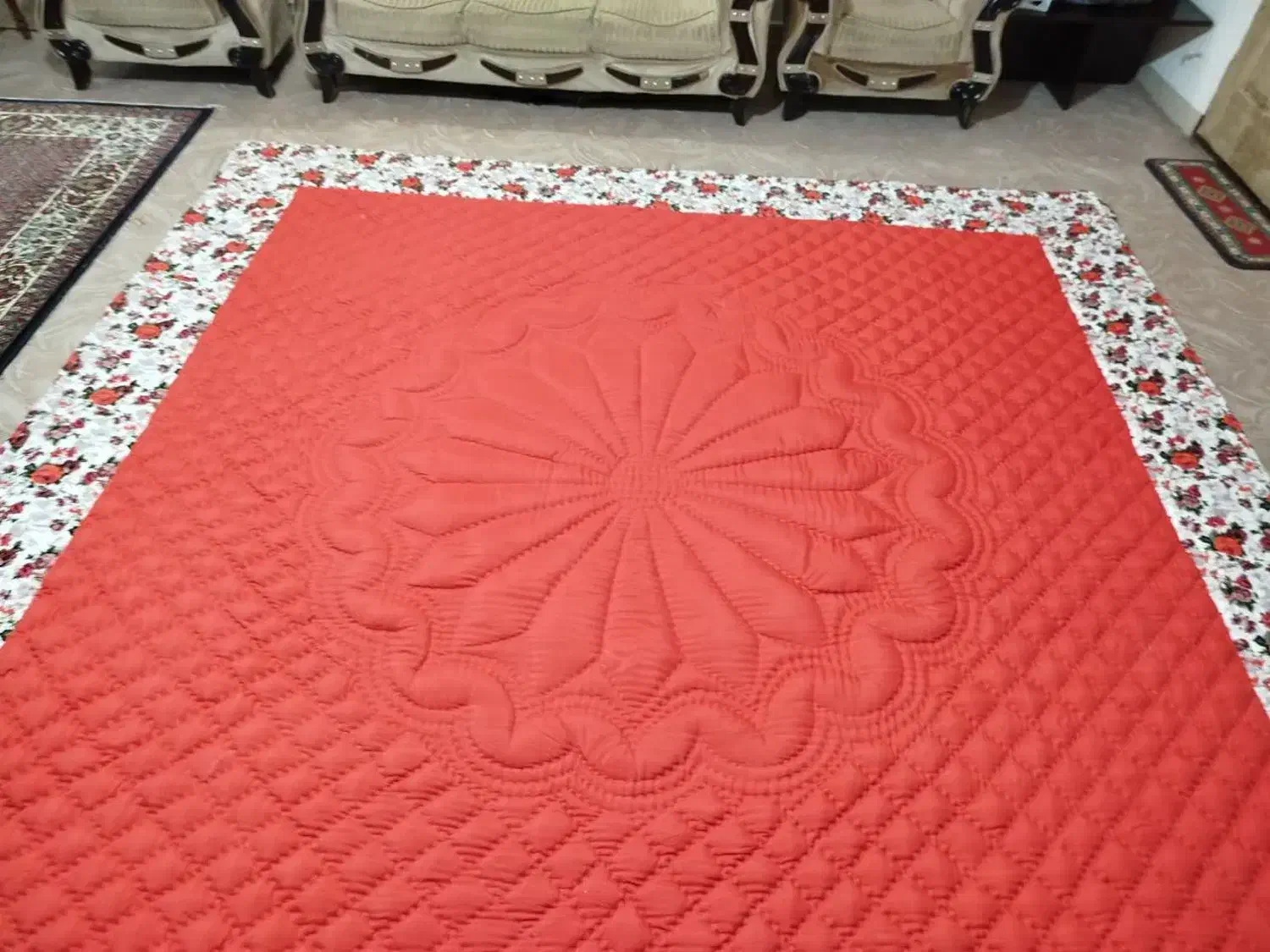 لحاف کرسی|رختخواب، بالش، پتو|زنجان, |دیوار