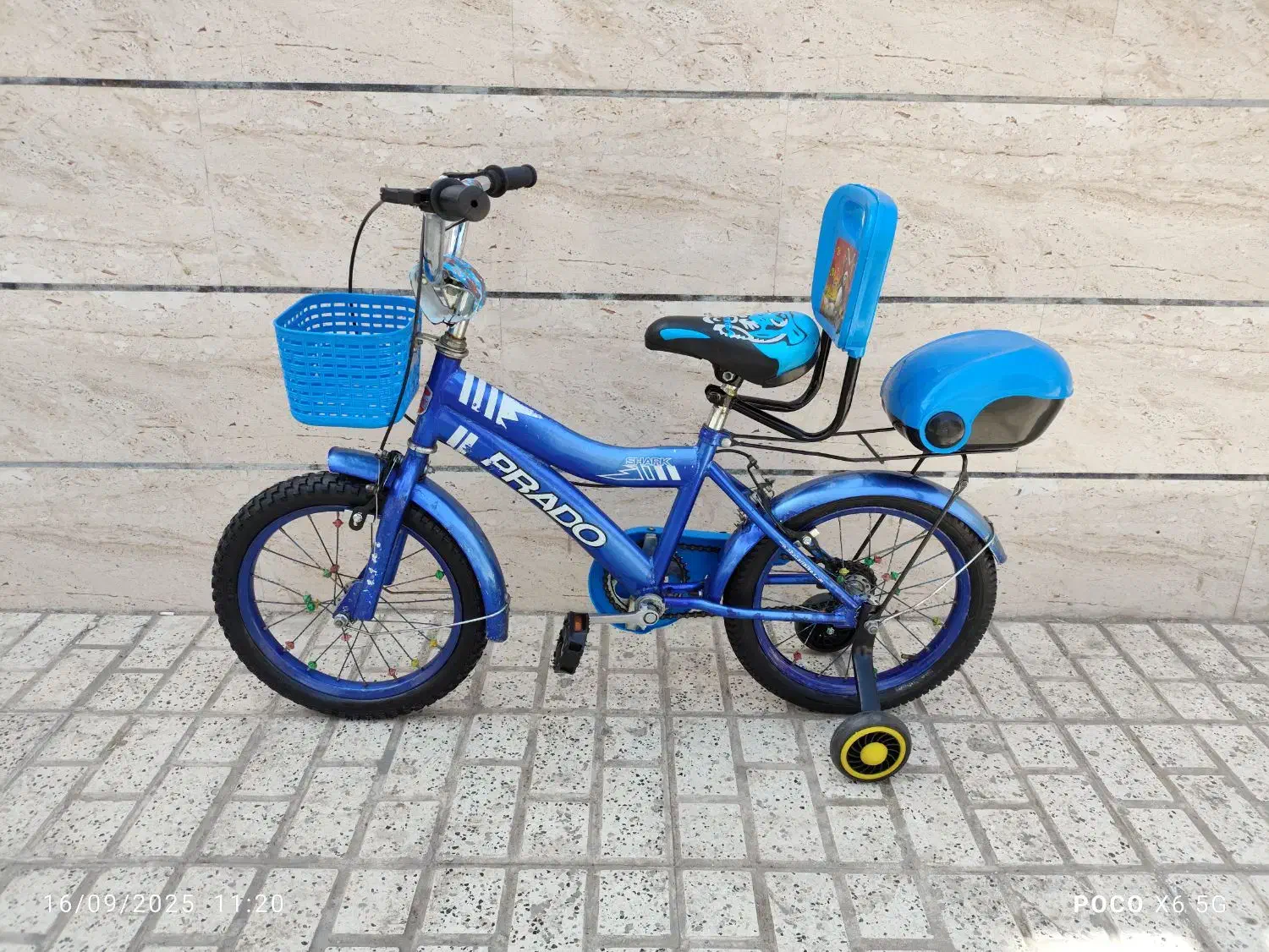 دوچرخه 16 پرادو و اینتنس کارکرده در حدنو|دوچرخه، اسکیت، اسکوتر|مشهد, شهید آوینی|دیوار