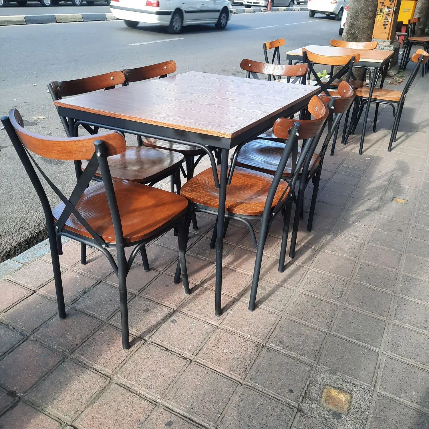 میز و صندلی نهارخوری ۶ نفره لهستانی|میز و صندلی غذاخوری|رشت, آزادگان|دیوار