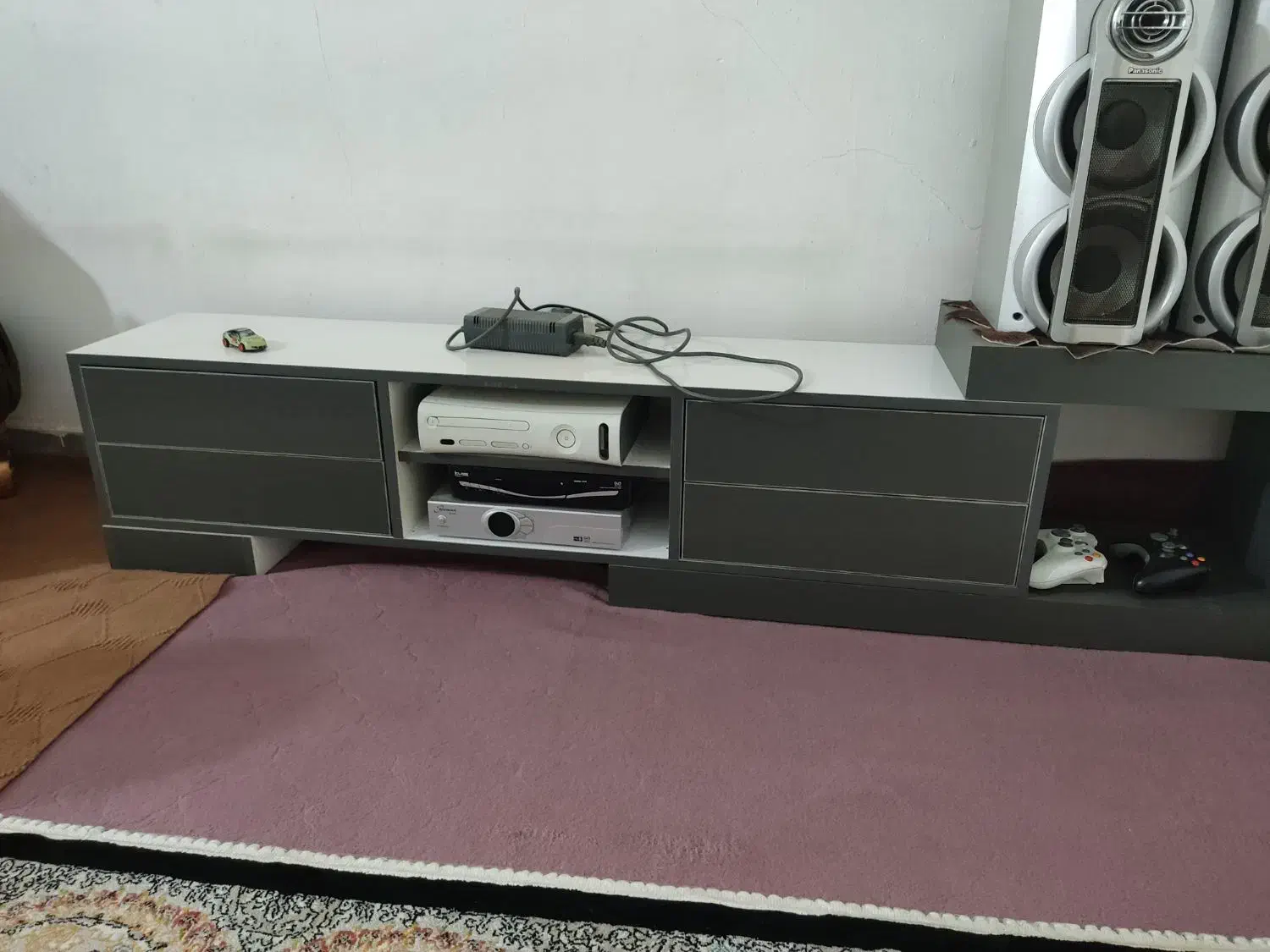 میز tv های گلاس طوسی نوک مدادی|میز تلویزیون|پاکدشت, حصار امیر|دیوار
