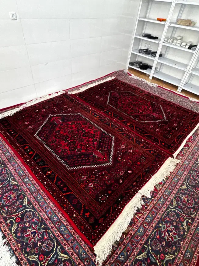 جفت فرش دست بافت قالیچه|فرش|زنجان, |دیوار