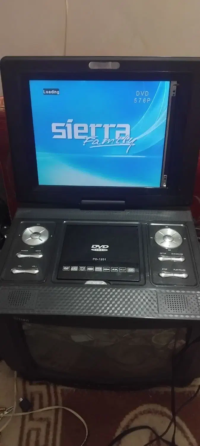 دی وی دی پلیر مانیتور دار|پخشکننده DVD و ویدیو|قم, شهید صیاد شیرازی|دیوار