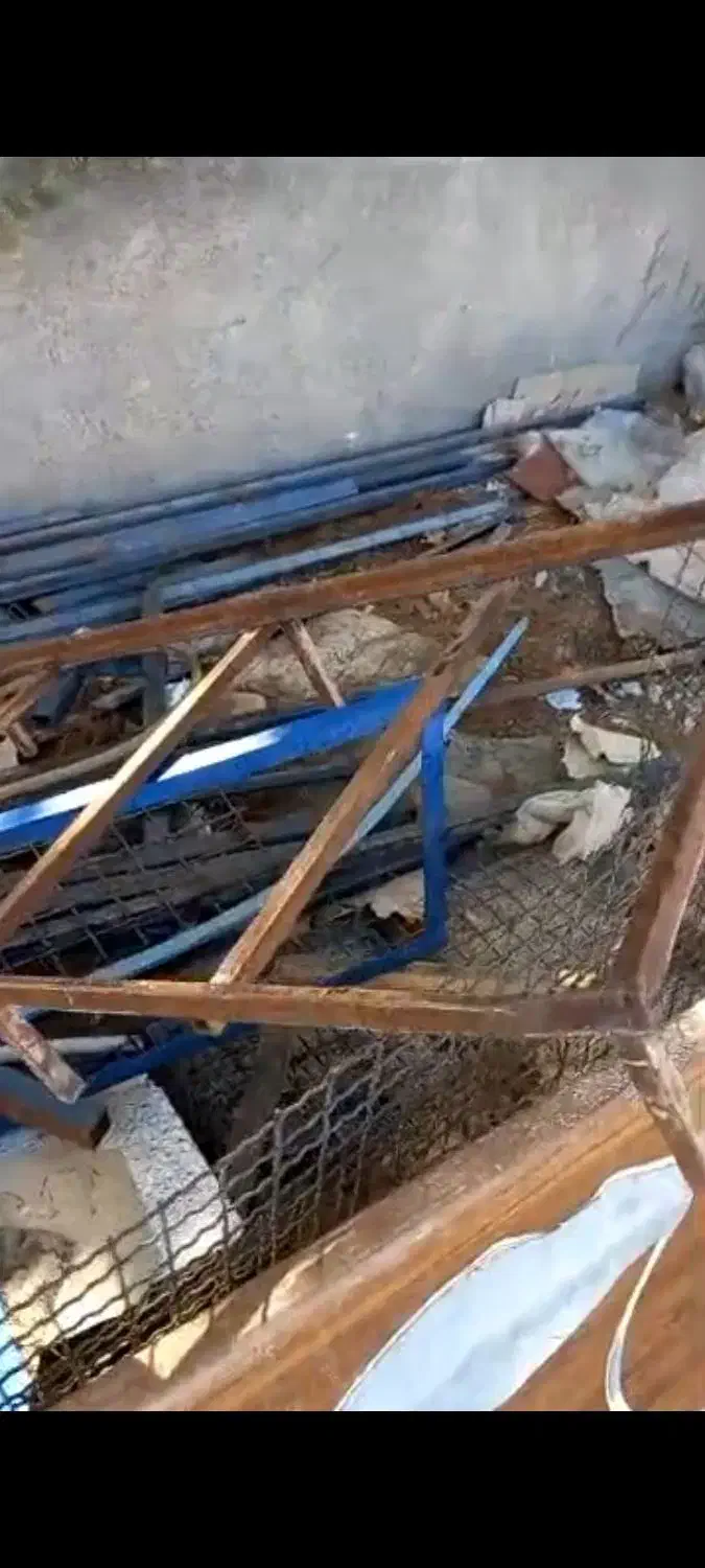 قوطی ونبشی وسقف فلزی سفید وابریز|مصالح و تجهیزات ساختمان|شاندیز, |دیوار