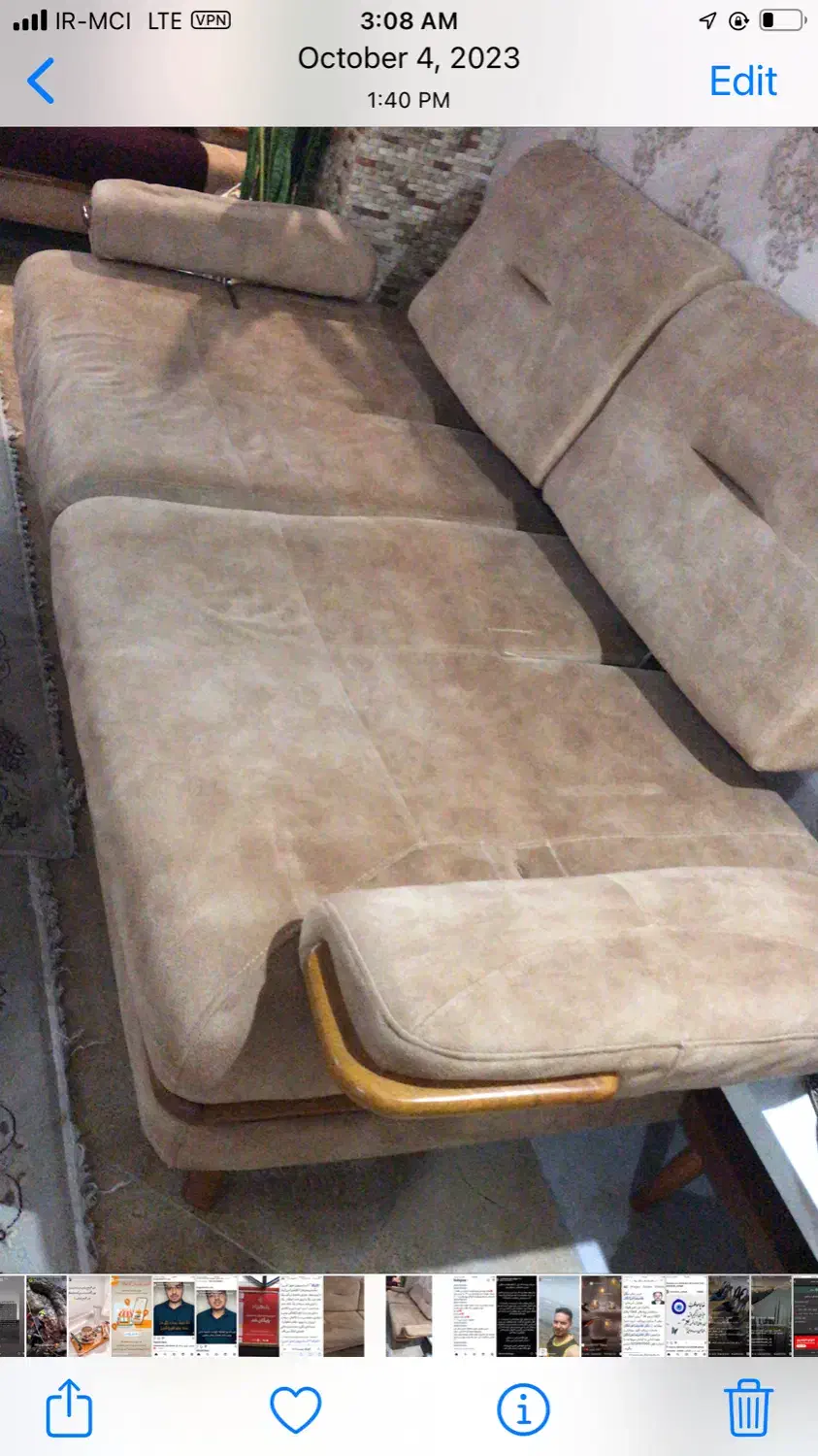 مبل راحتی تختخواب شو|مبلمان خانگی و میز عسلی|تهران, یوسفآباد|دیوار