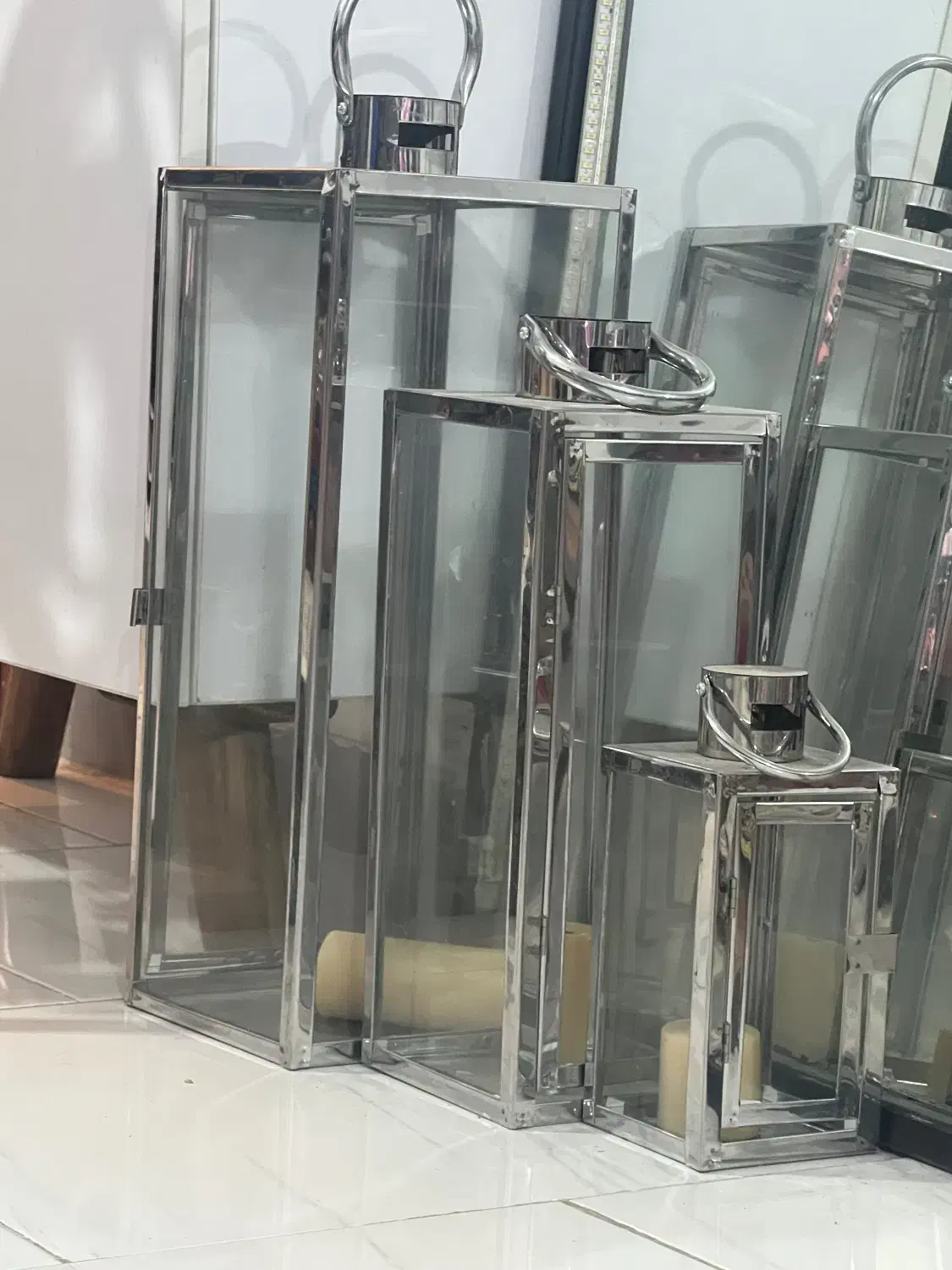 سه عدد فانوس|صنایع دستی و سایر لوازم تزئینی|قائم‌شهر, |دیوار