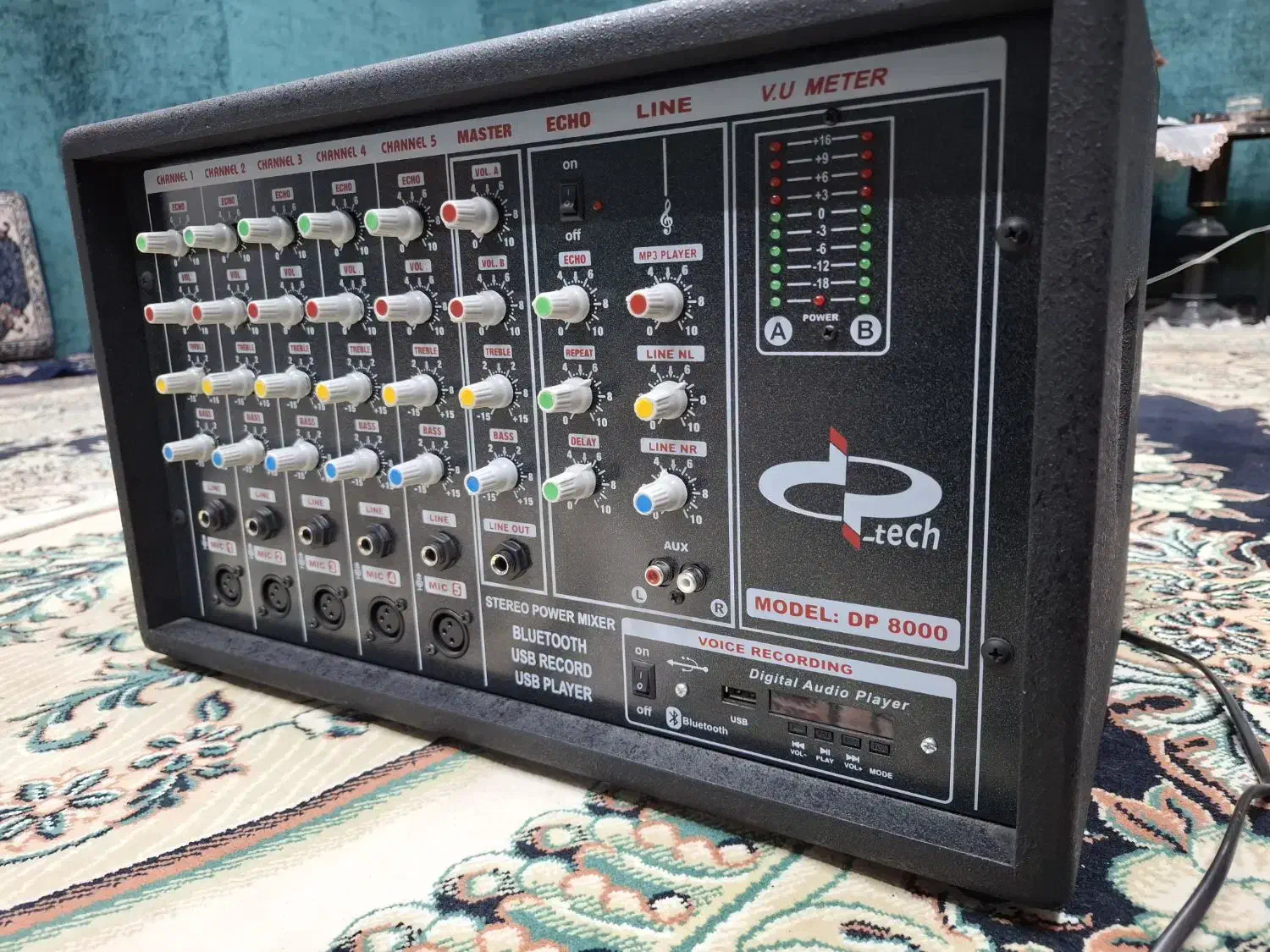 پاور میکسر جعبه ای دی پی تک مدل DP TECH- DP8000 ب|صوتی و تصویری|خمینی‌شهر, |دیوار