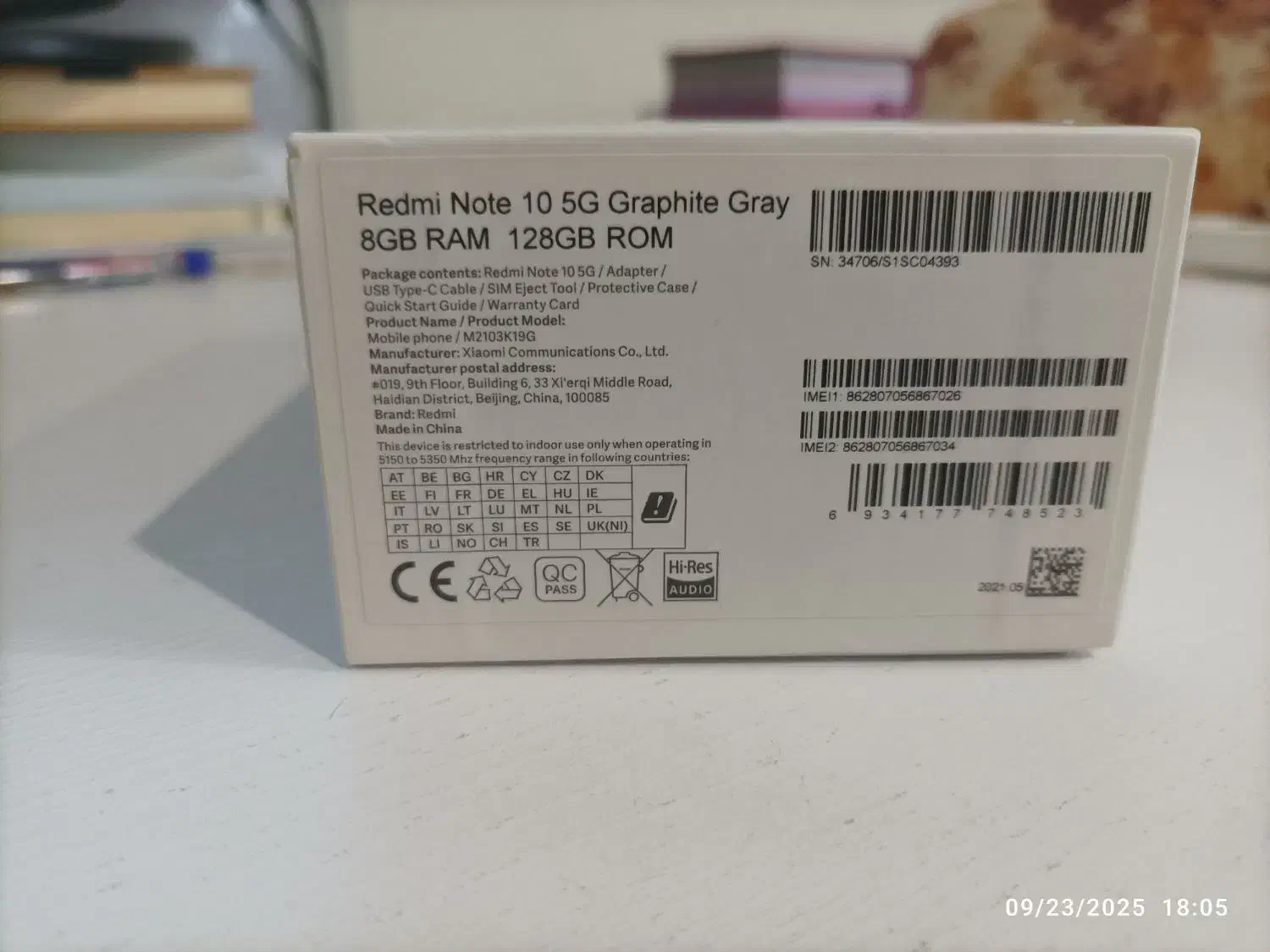 شیائومی Note10 5G 128 RAM8|موبایل|تهران, شهرک خرازی|دیوار