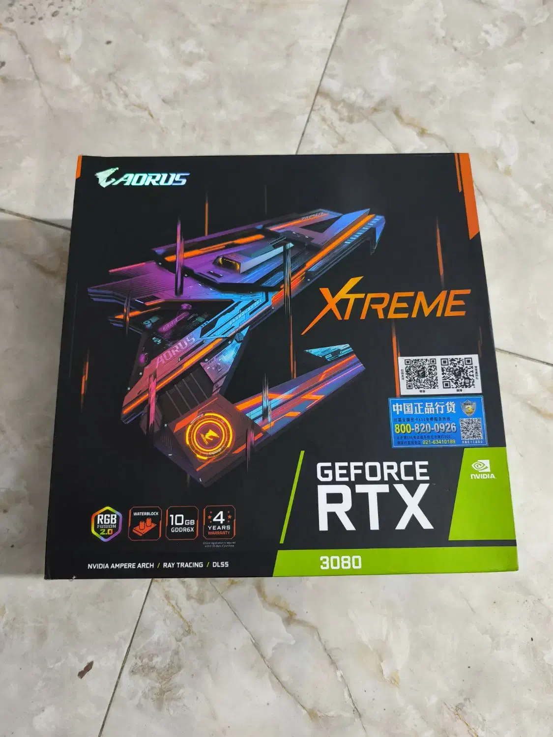 گرافیک حرفه ای واتر بلاک Giga RTX 3080|قطعات و لوازم جانبی رایانه|ورامین, ورامین|دیوار