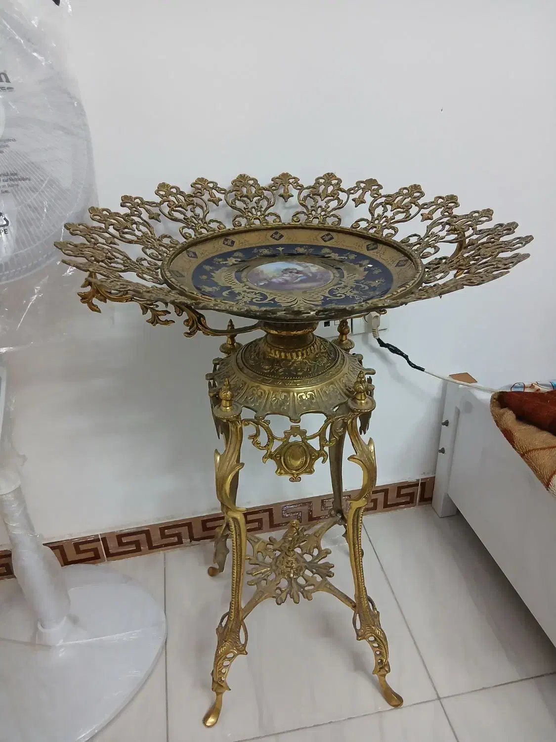 گلدون برنجی...وجامعه ای کنارسالنی|کلکسیون اشیاء عتیقه|پاکدشت, پاکدشت (مامازند)|دیوار