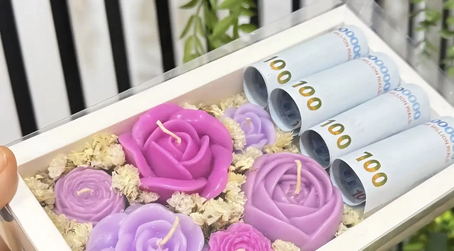 پک کادویی شمع کار دست|صنایع دستی و سایر لوازم تزئینی|پرند, فاز ۶|دیوار