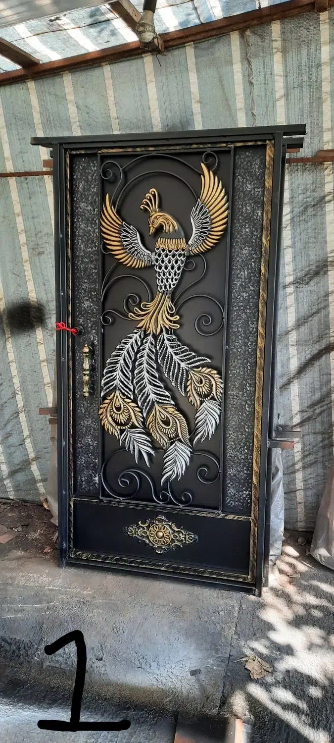 درب نفر رو درب حیاط درب اهنی درب حیاطی درب نفرو|مصالح و تجهیزات ساختمان|رشت, آزادگان|دیوار