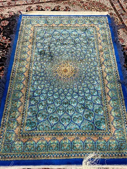 فرش ابریشم|فرش|زنجان, |دیوار