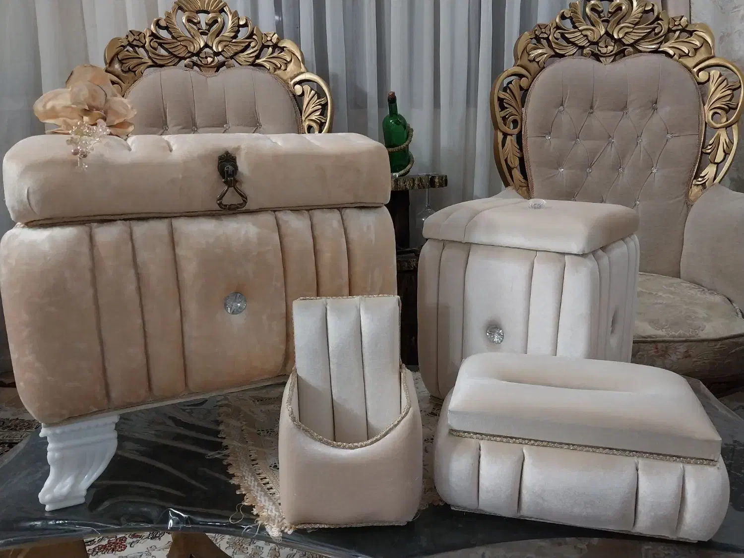 سطل آشغال و جادستمال کاغذی|صنایع دستی و سایر لوازم تزئینی|قوچان, |دیوار