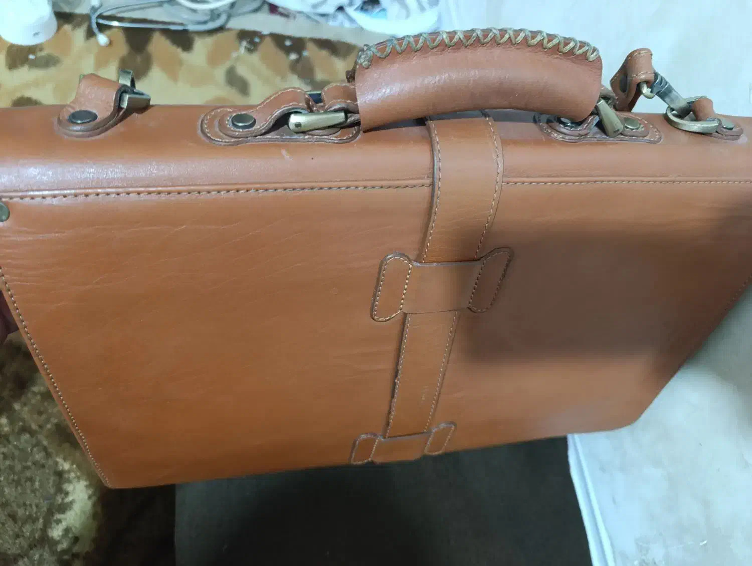 کیف چرم اداری طبیعی|کیف، کفش، کمربند|بوشهر, |دیوار