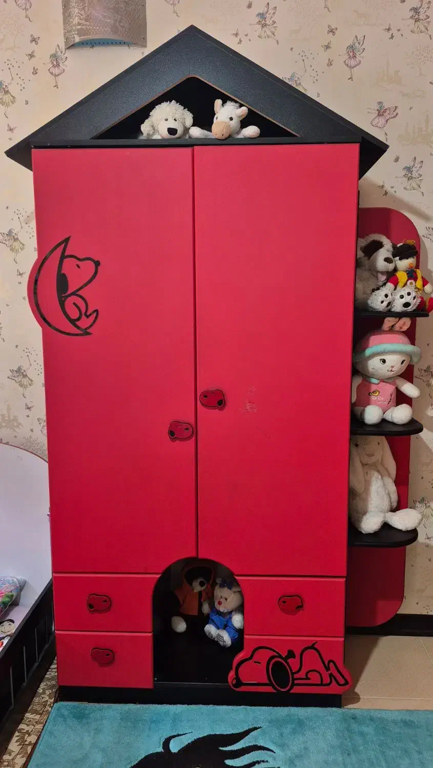 سرویس تخت کمد کودک ونوجوان|تخت و سرویس خواب|شیراز, سجادیه|دیوار