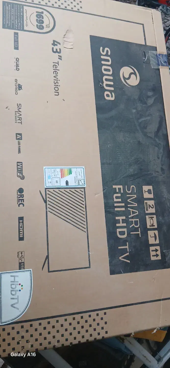 تلویزیون اسنوا ۴۳ اینچ، هوشمند، FOOL HD|تلویزیون و پروژکتور|مسجد سلیمان, |دیوار