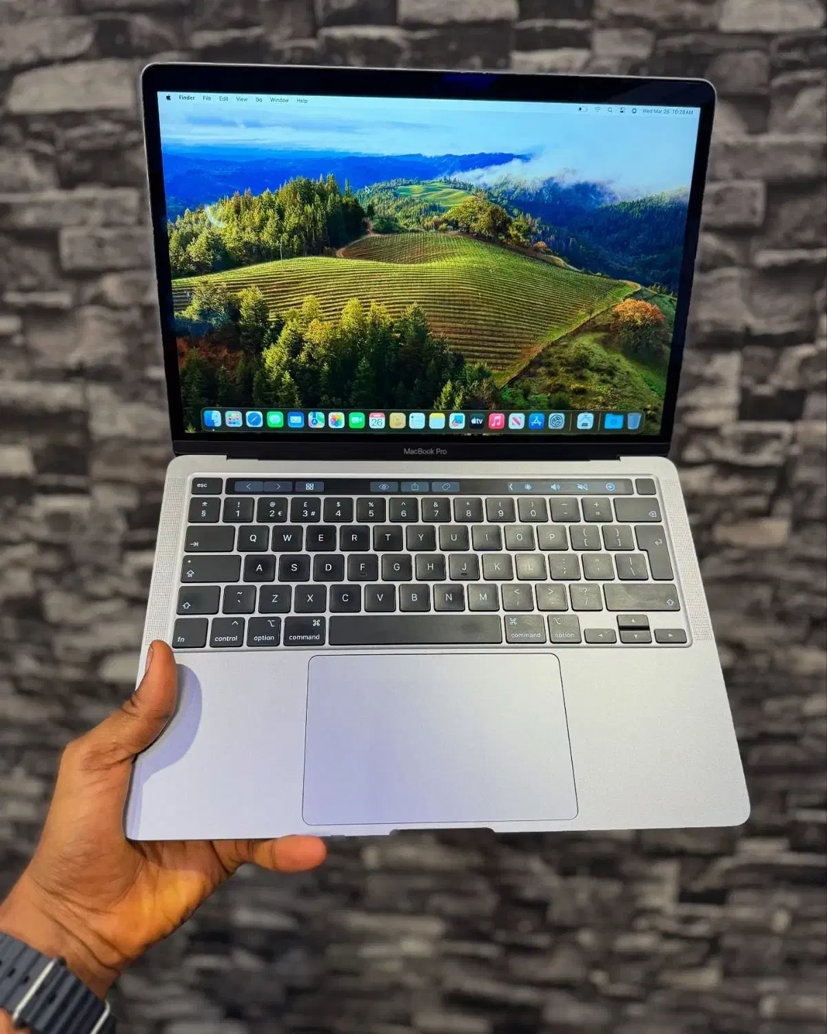 MacBook Pro 2020 4 thunderbolt تاچ بار|رایانه همراه|قشم, |دیوار