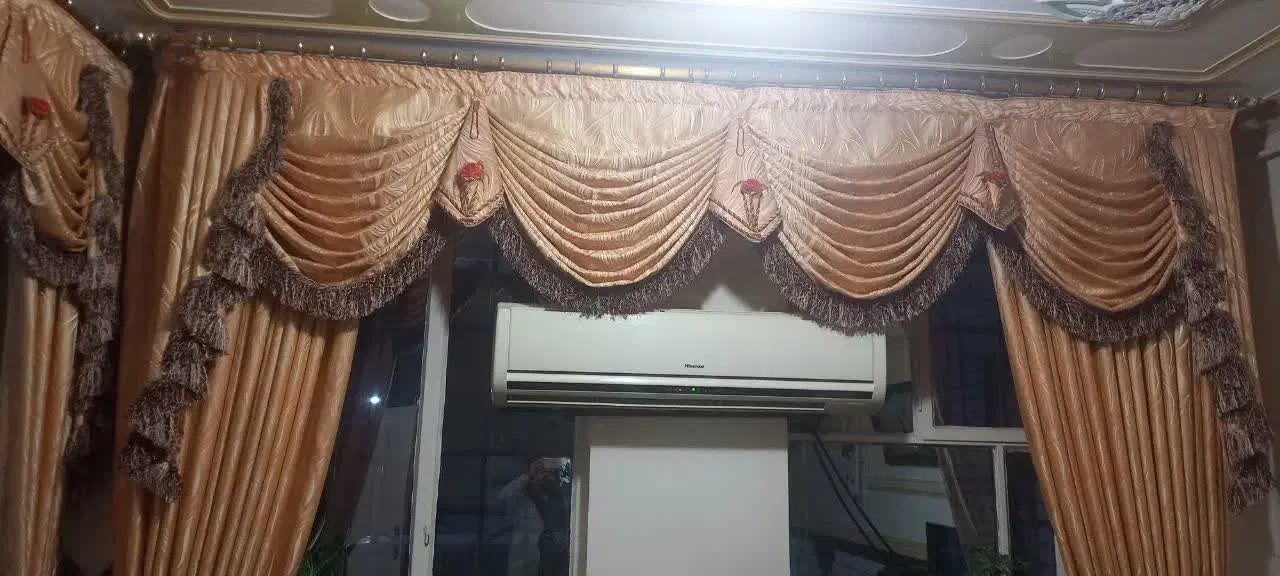 پرده شیک و تمیز|پرده، رانر، رومیزی|گتوند, |دیوار