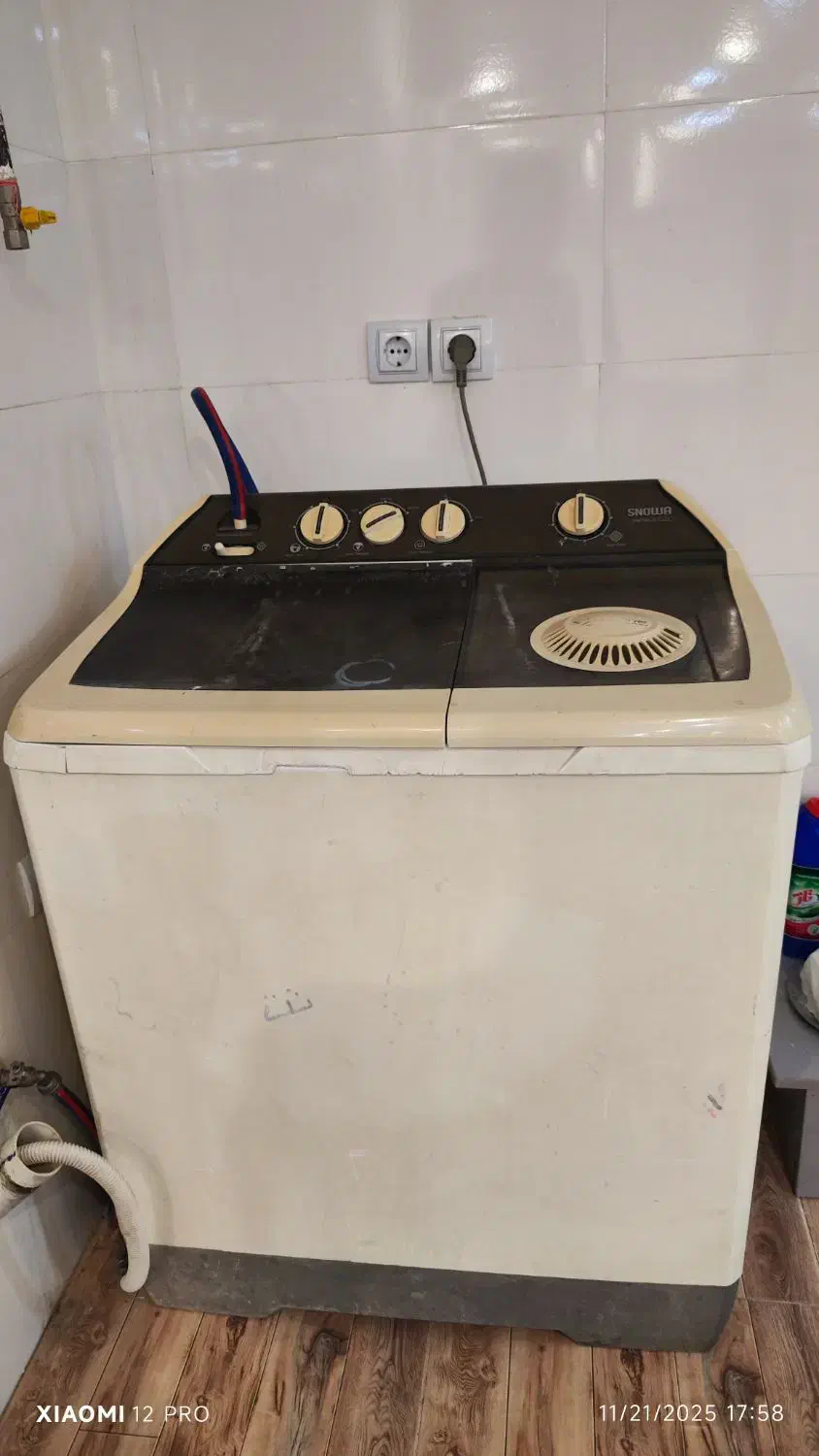 لباسشویی دوقلو SNOWA|ماشین لباسشویی و خشککن لباس|بندر ماهشهر, |دیوار