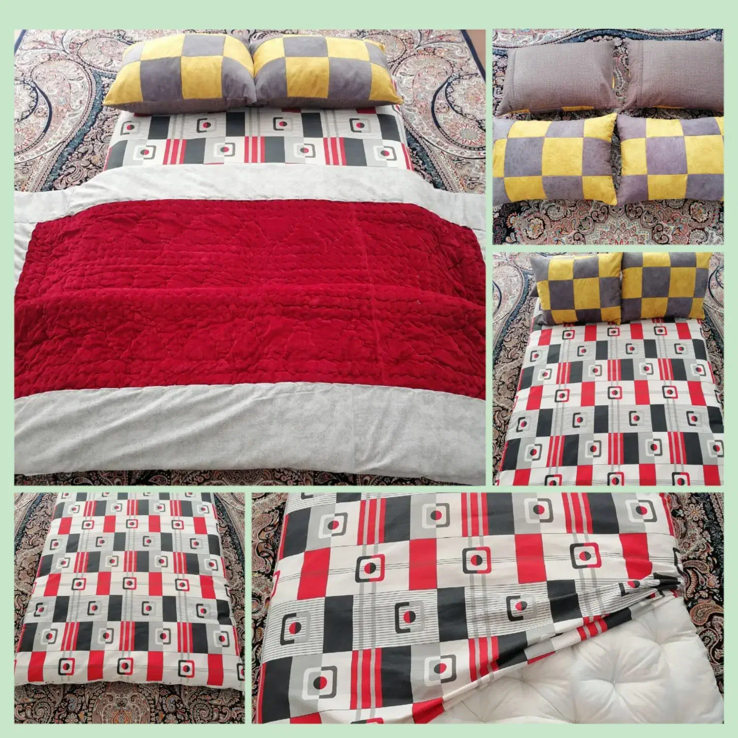 فروش تشک دست دوز|رختخواب، بالش، پتو|گلبهار, شهر جدید گلبهار|دیوار