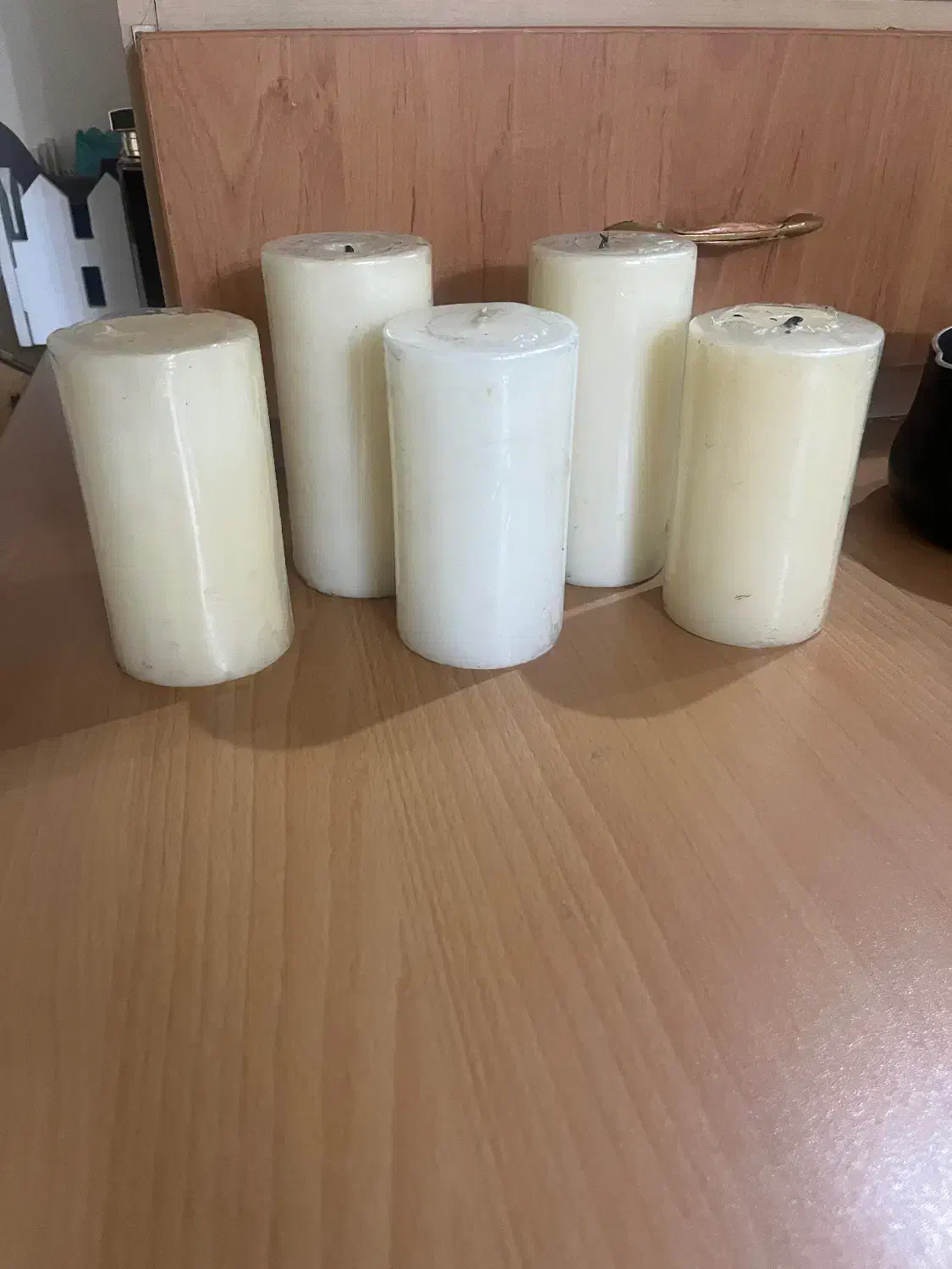 دو سایز شمع ساده و تزئینی|صنایع دستی و سایر لوازم تزئینی|تهران, شهرک هما|دیوار