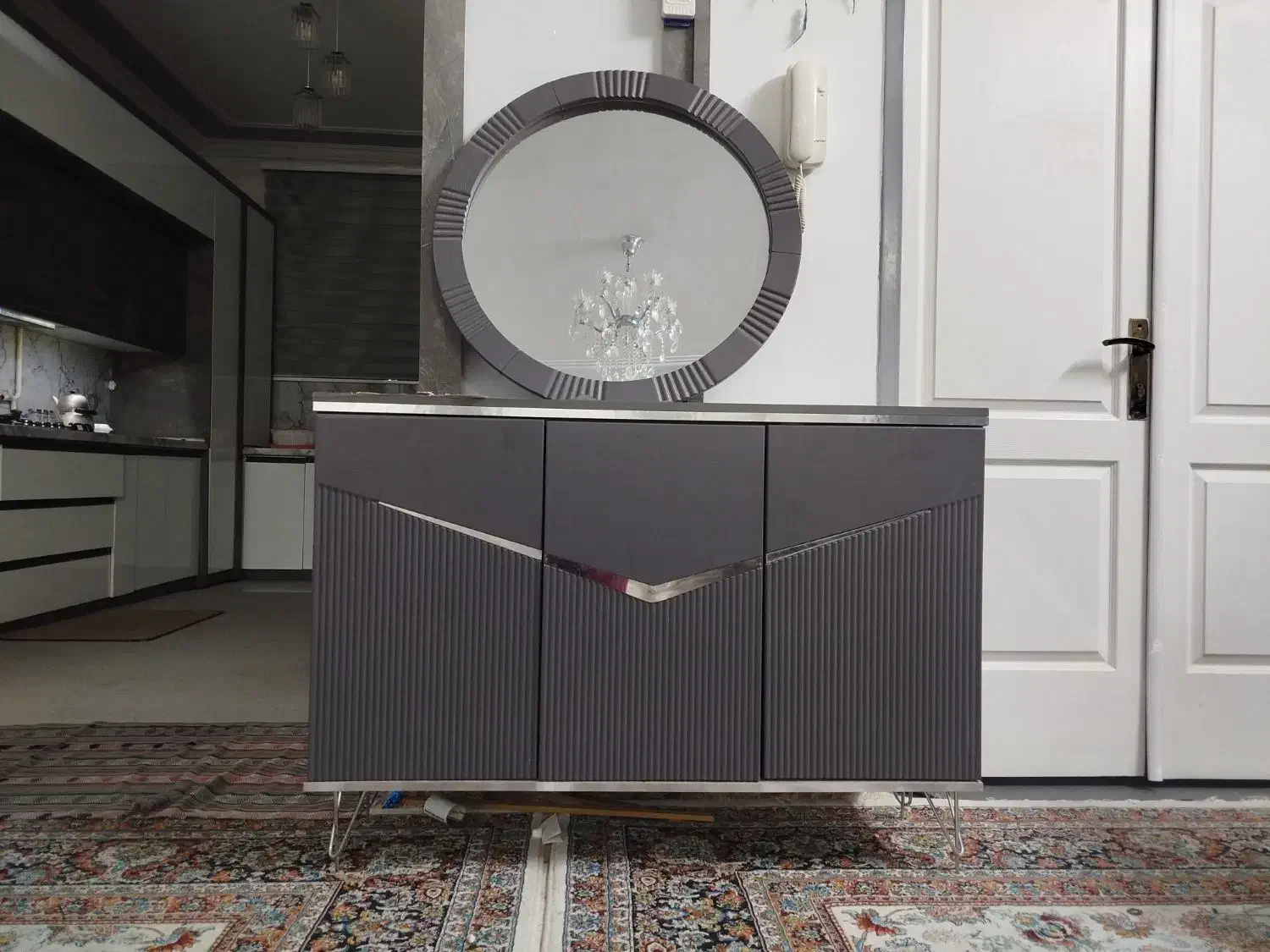 آینه کنسول و میز تی وی ست|بوفه، ویترین، کنسول|زاهدان, |دیوار