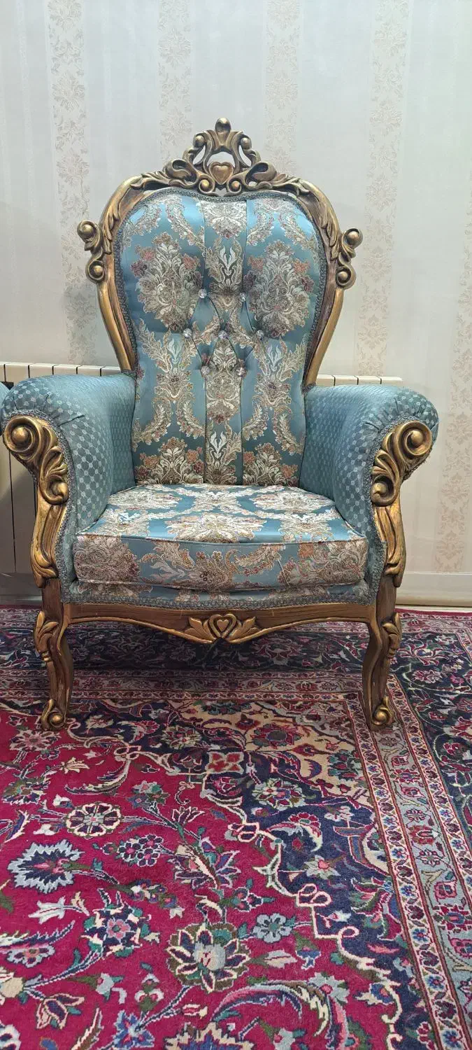 مبل ۹نفره فیروزه ای|مبلمان خانگی و میز عسلی|زنجان, |دیوار