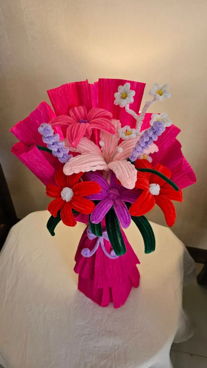 دسته گل مخملی|گل مصنوعی|اصفهان, کشاورزی|دیوار