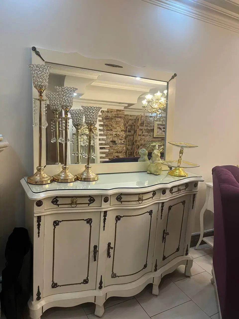 بوفه و اینه ۳ درب|بوفه، ویترین، کنسول|تهران, آشتیانی|دیوار