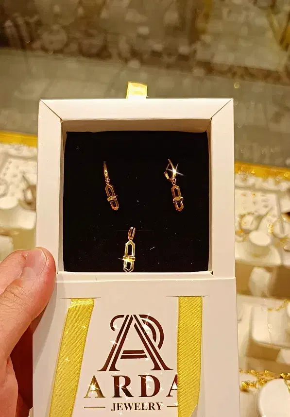 نیم ست طلا بدون اجرت|جواهرات|ارومیه, |دیوار