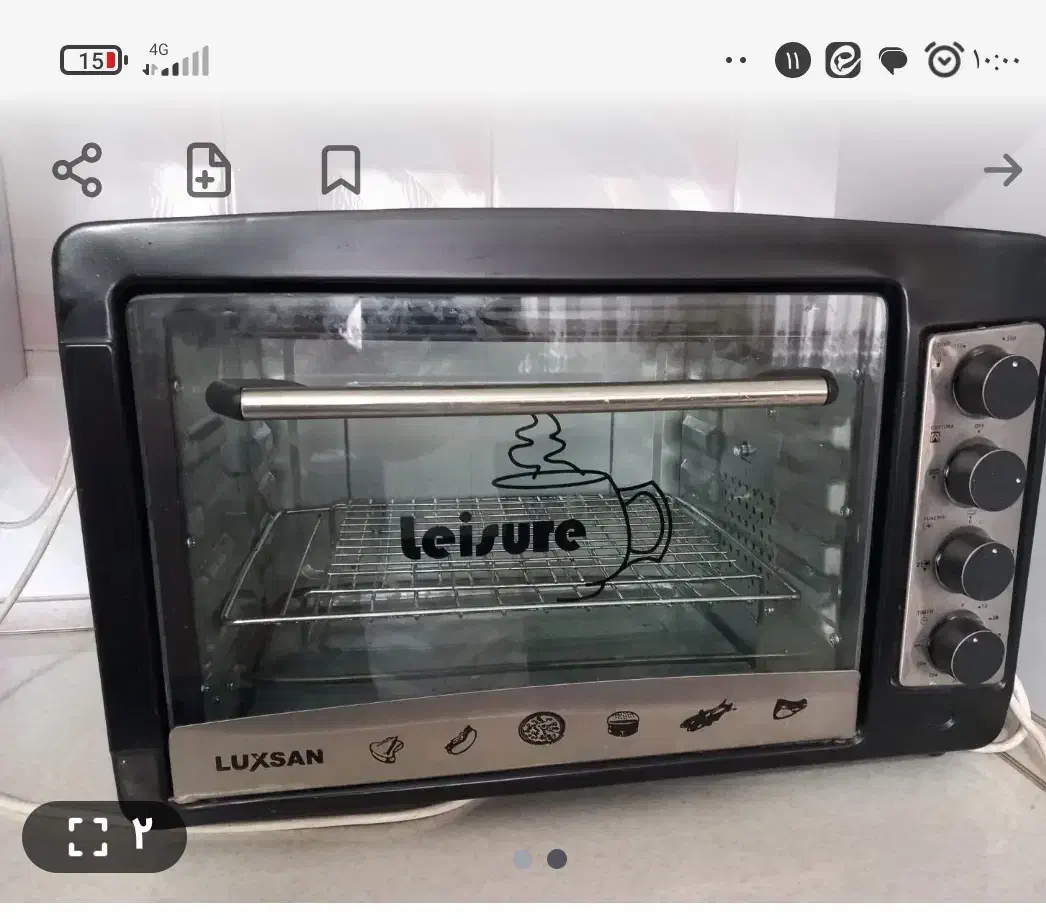 فربرقی لوکسان کارکرده|اجاق گاز و لوازم برقی پخت‌وپز|آذرشهر, |دیوار