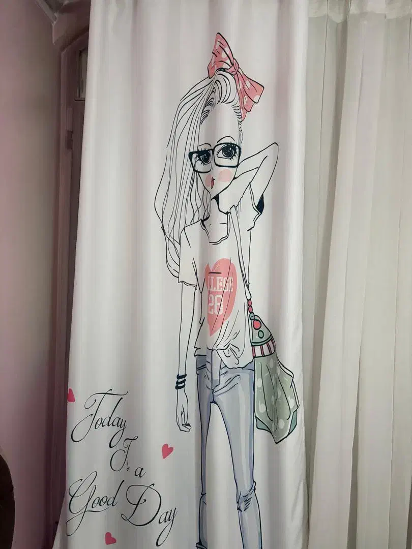 پرده مناسب اتاق کودک|پرده، رانر، رومیزی|آبیک, |دیوار