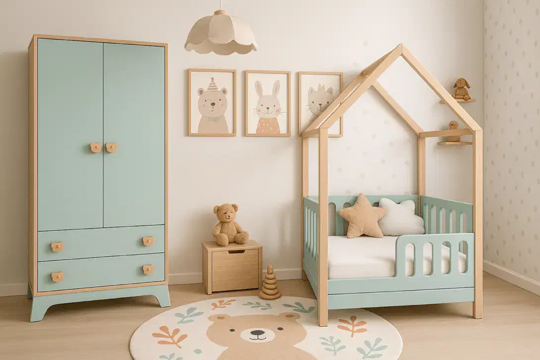 تخت و کمد سرویس خواب کودک نوزاد و نوجوان|اسباب و اثاث بچه|چهاردانگه (تهران), |دیوار