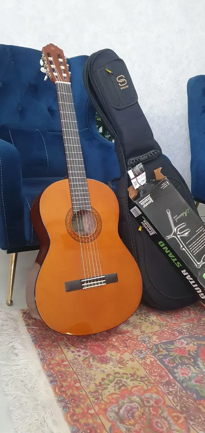 گیتار اندونزی یاماها c40 نو بهمراه کیف و پایه|گیتار، بیس، امپلیفایر|شهریار, بکه|دیوار