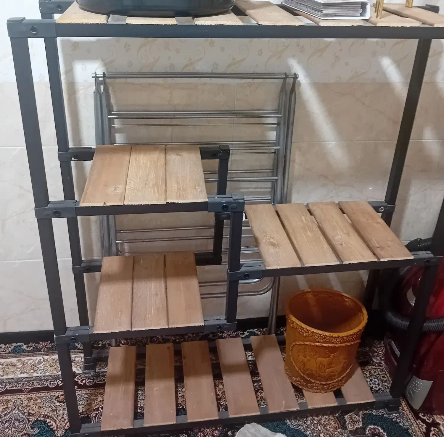 قفسه|کتابخانه، شلف، قفسه‌های دیواری|تهران, یافت آباد جنوبی|دیوار