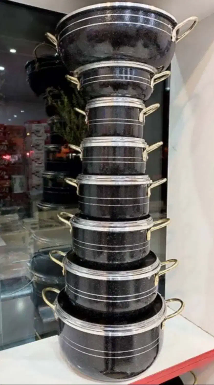 سرویس قابلمه14پارچه گرانیتی لانه زنبوری هلنانونو|ظروف پخت‌وپز|مریوان, |دیوار