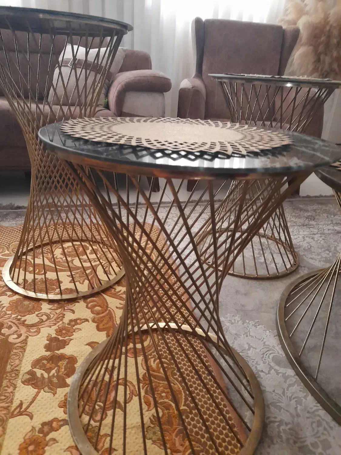 میز عسلی جلوی مبلی ۴عدد|مبلمان خانگی و میز عسلی|نسیم‌شهر, |دیوار