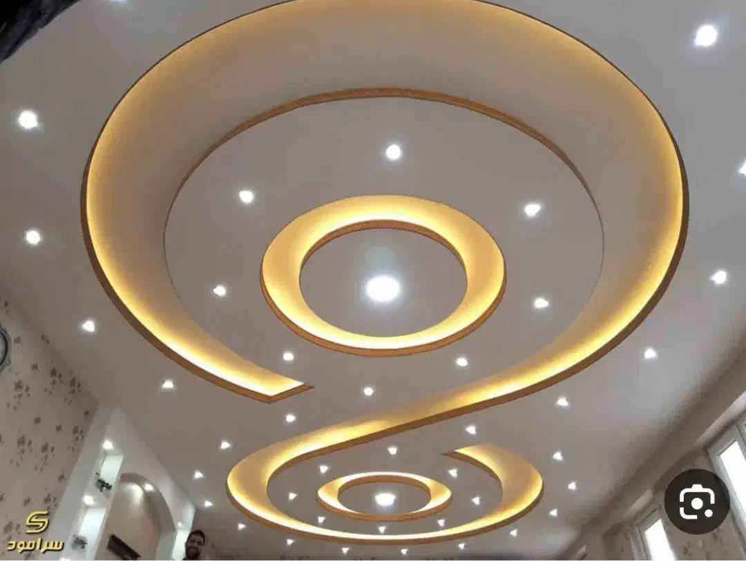 اجرای انواع کناف سقف کاذب با نازلترین قیمت|خدمات پیشه و مهارت|هشتگرد, شهرک ریحانه|دیوار