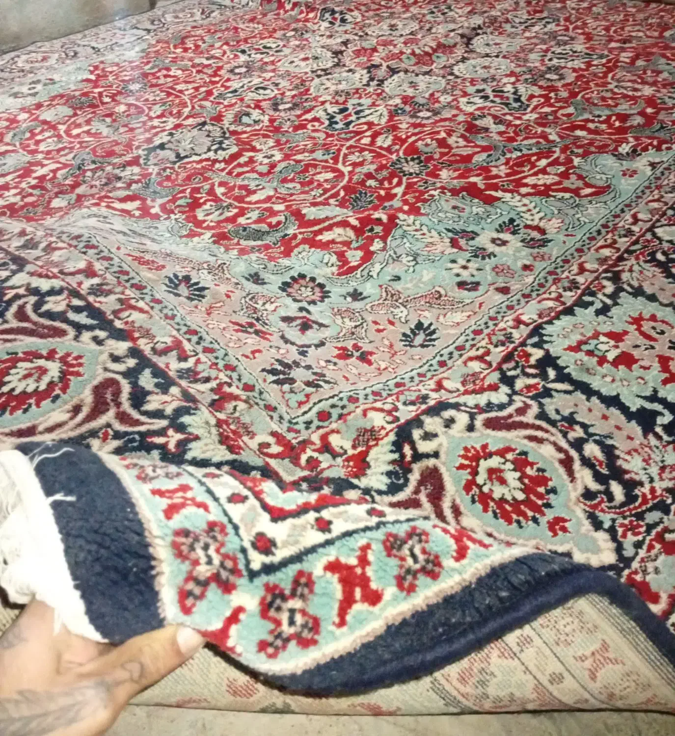 فرش 12 متری پر حجم|فرش|قزوین, |دیوار