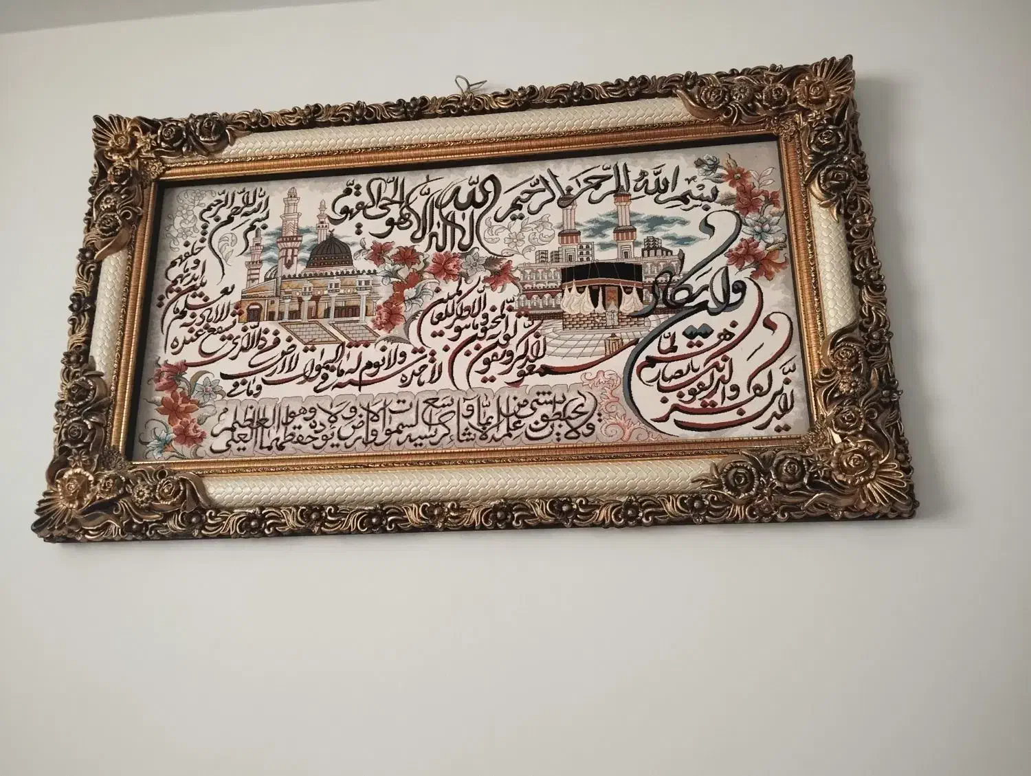 تابلوفرش ماشینی نومناشب جهیزیه|تابلو فرش|بهارستان, |دیوار