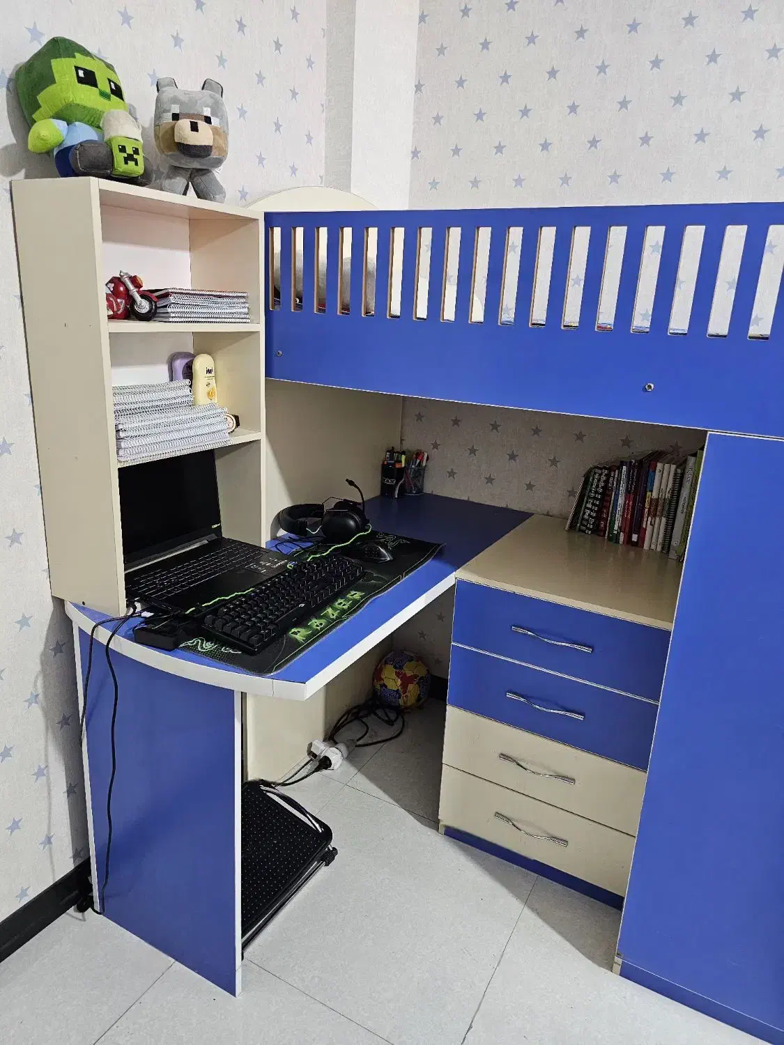 سرویس اتاق کودک|تخت و سرویس خواب|شیراز, انجیر|دیوار