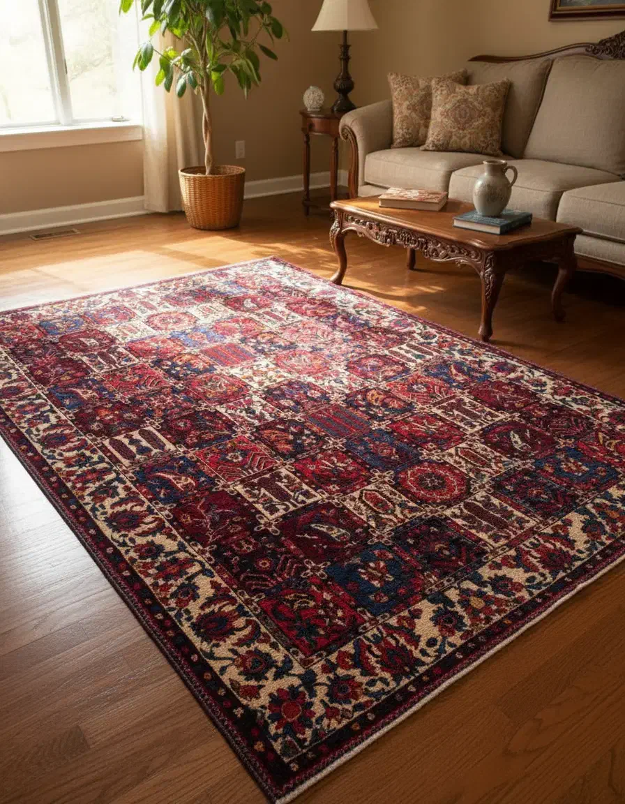 فرش دستبافت|فرش|ساری, |دیوار