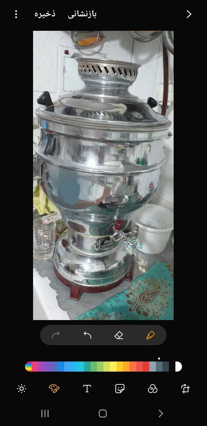 باسلام سماور گازی|سماور، چای‌ساز، قهوه‌ساز|محمدشهر, همایون ویلا|دیوار