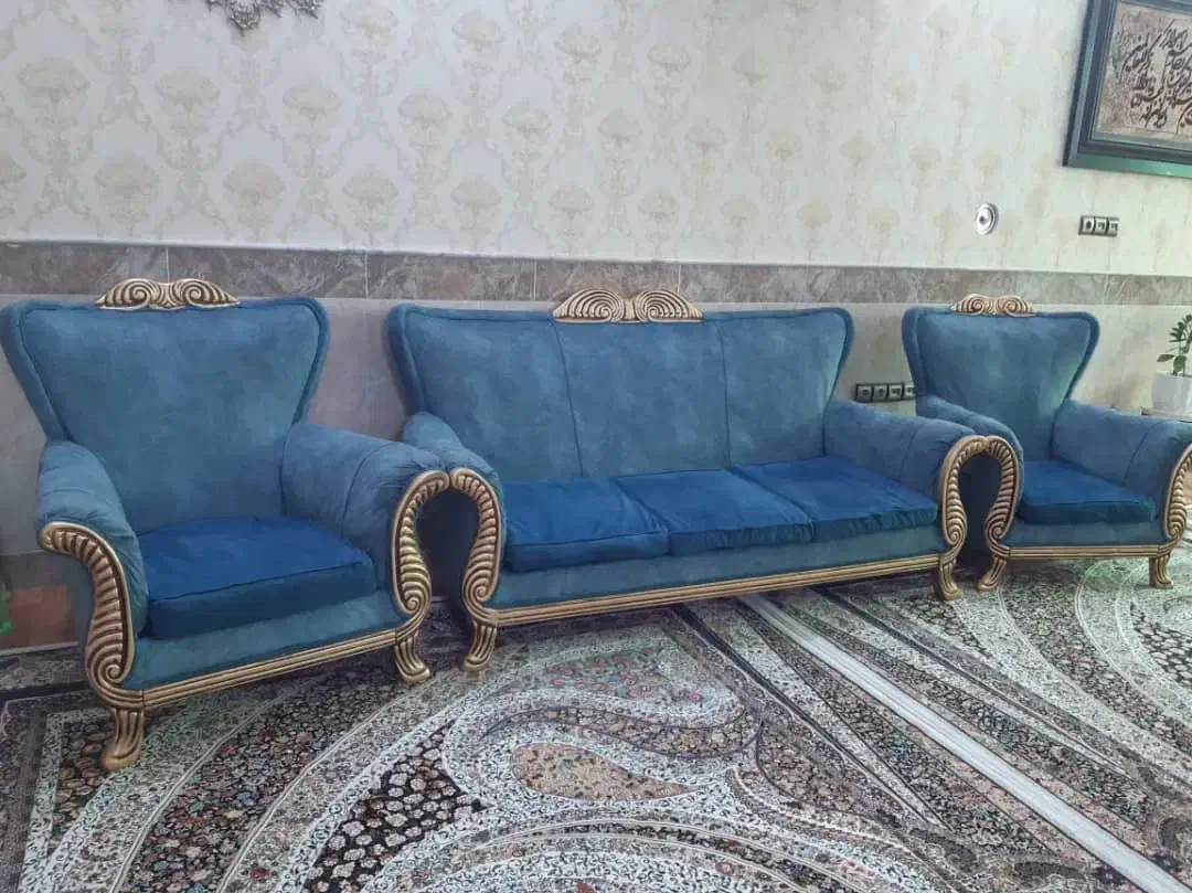 مبل ۷ نفره|مبلمان خانگی و میز عسلی|قم, شهرک طالقانی|دیوار