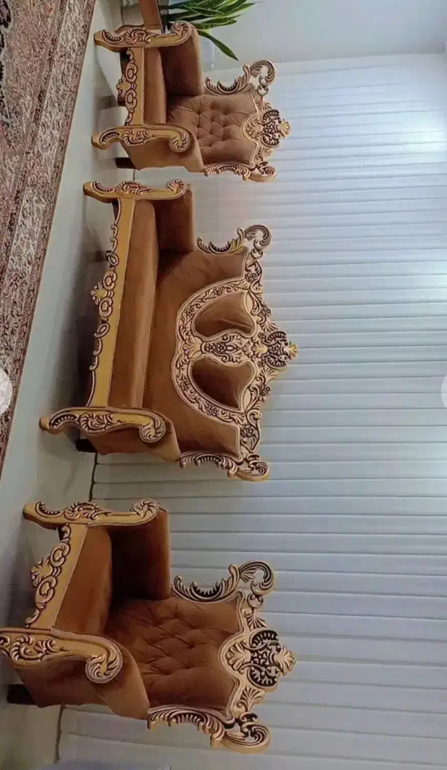 مبل‌سلطنتی|مبلمان خانگی و میز عسلی|مشهد, شهرک رازی (شهرک غرب)|دیوار