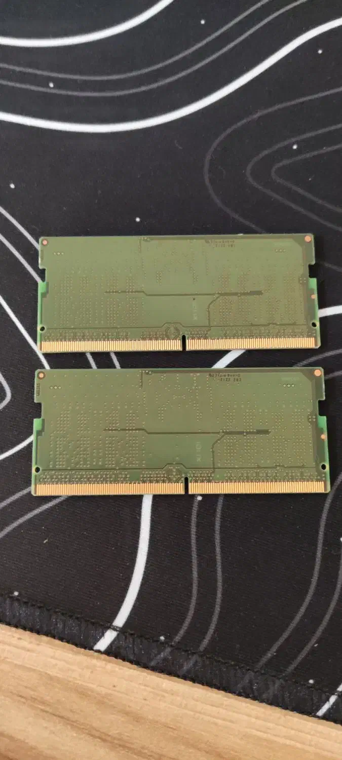 دوعدد رم ۸ گیگ DDR5 با باس ۴۸۰۰ مخصوص لب تاپ|قطعات و لوازم جانبی رایانه|آبادان, |دیوار