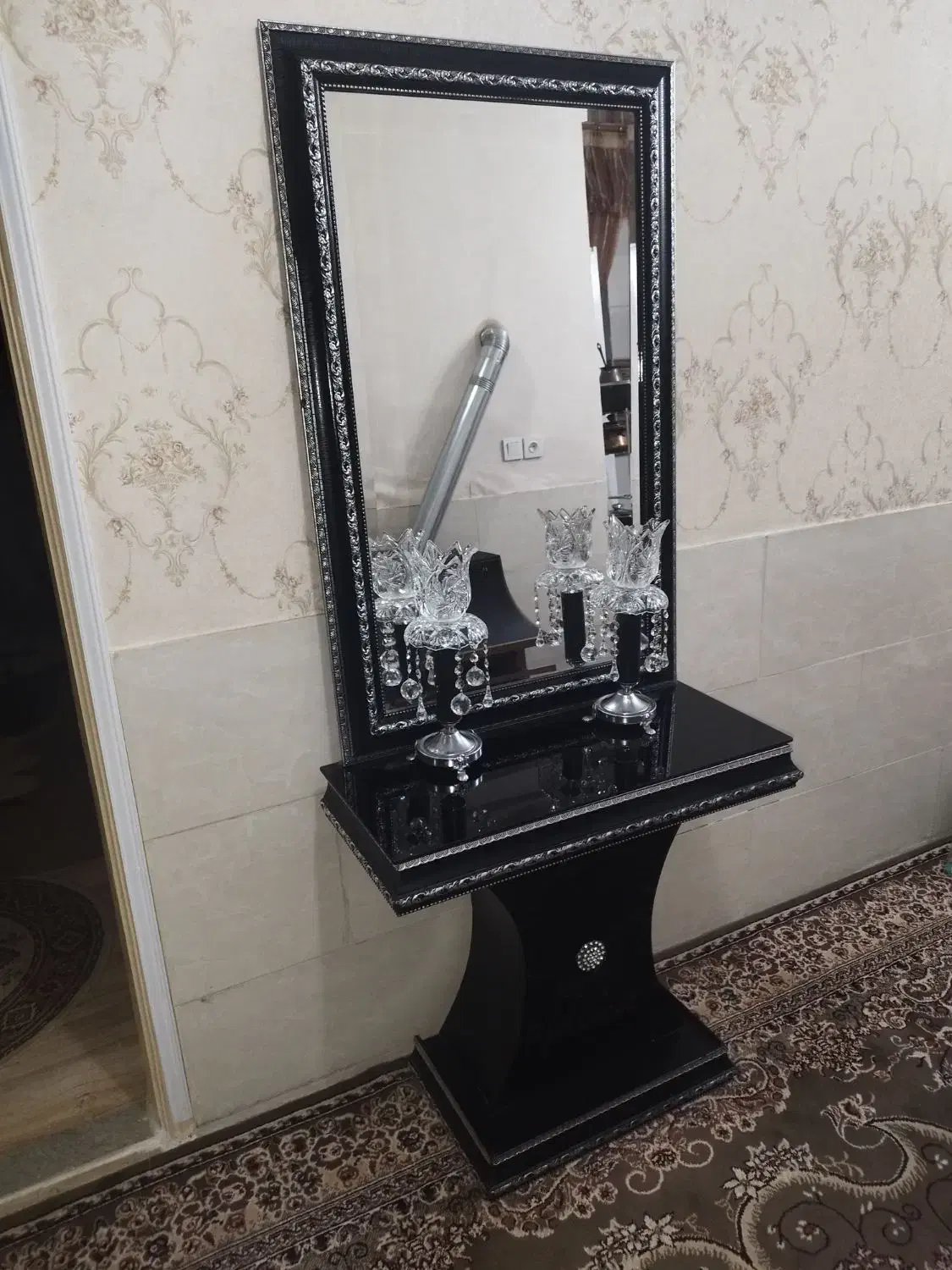 اینه کنسول وشعمدانی|مبلمان خانگی و میز عسلی|گنبد کاووس, |دیوار