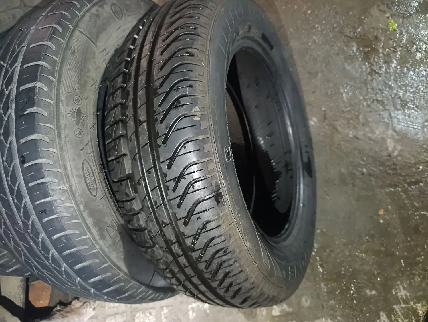 دوعدد لاستیک نو سمندو دو عدد 70درصد بدون پنچری|قطعات یدکی و لوازم جانبی|بجنورد, |دیوار