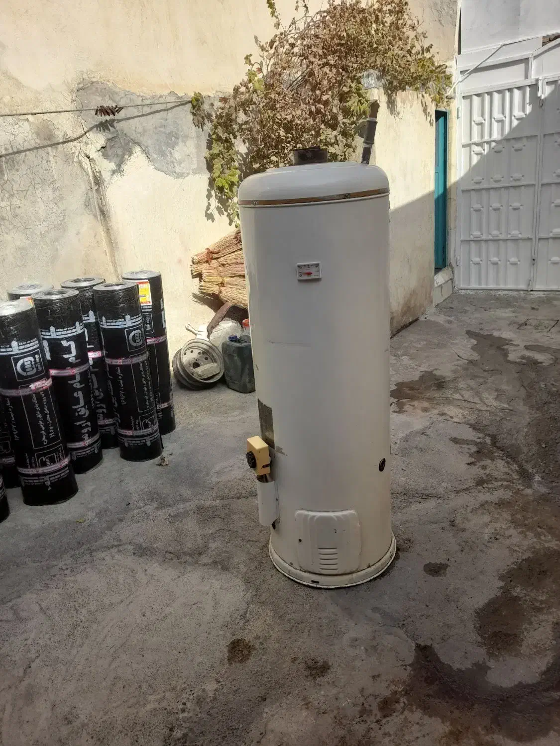 آبگرم کن 180لیتری ورق چهار میل مشکی|آبگرمکن، پکیج، شوفاژ|دهگلان, |دیوار